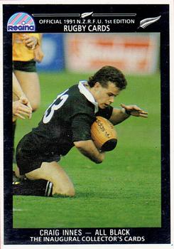 1991 Regina NZRFU 1st Edition #25 Craig Innes Front